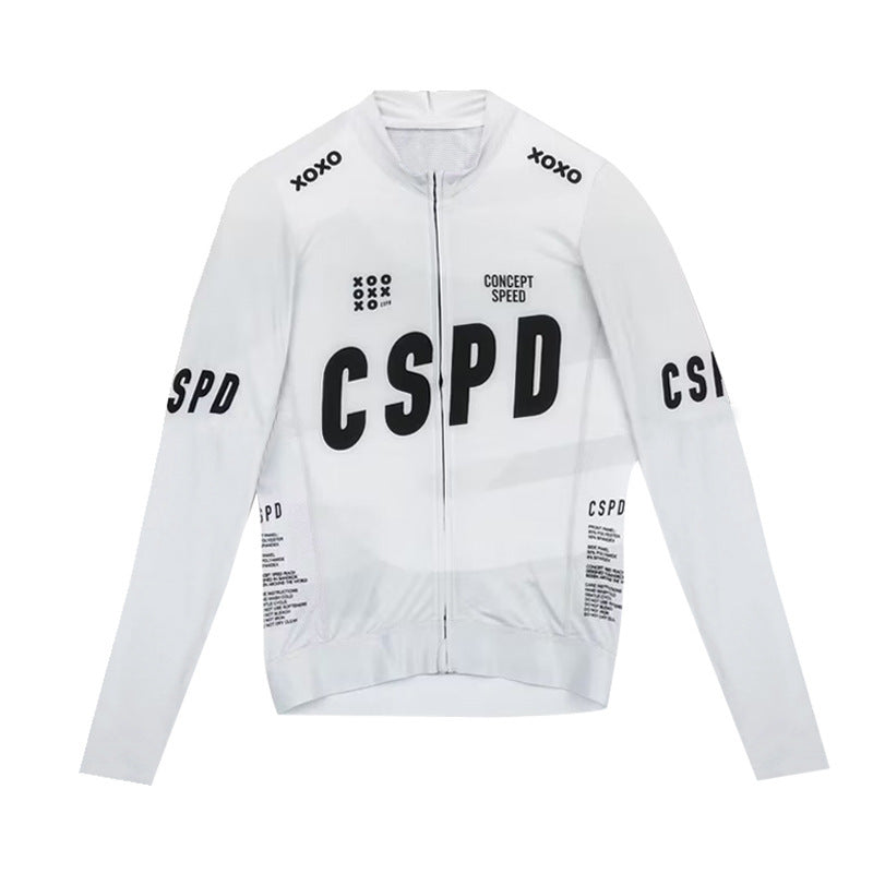 CSPD Long Sleeve Cycling Jersey - Trail & Road Windproof