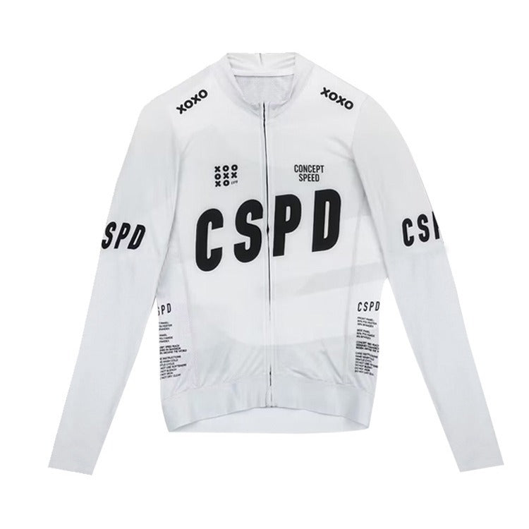 CSPD Long Sleeve Cycling Jersey - Trail & Road Windproof