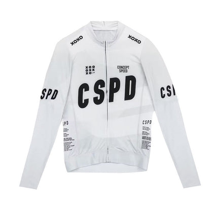 CSPD Long Sleeve Cycling Jersey - Trail & Road Windproof