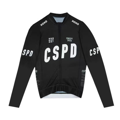 CSPD Long Sleeve Cycling Jersey - Trail & Road Windproof