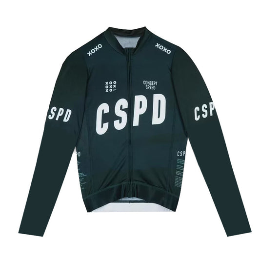 CSPD Long Sleeve Cycling Jersey - Trail & Road Windproof